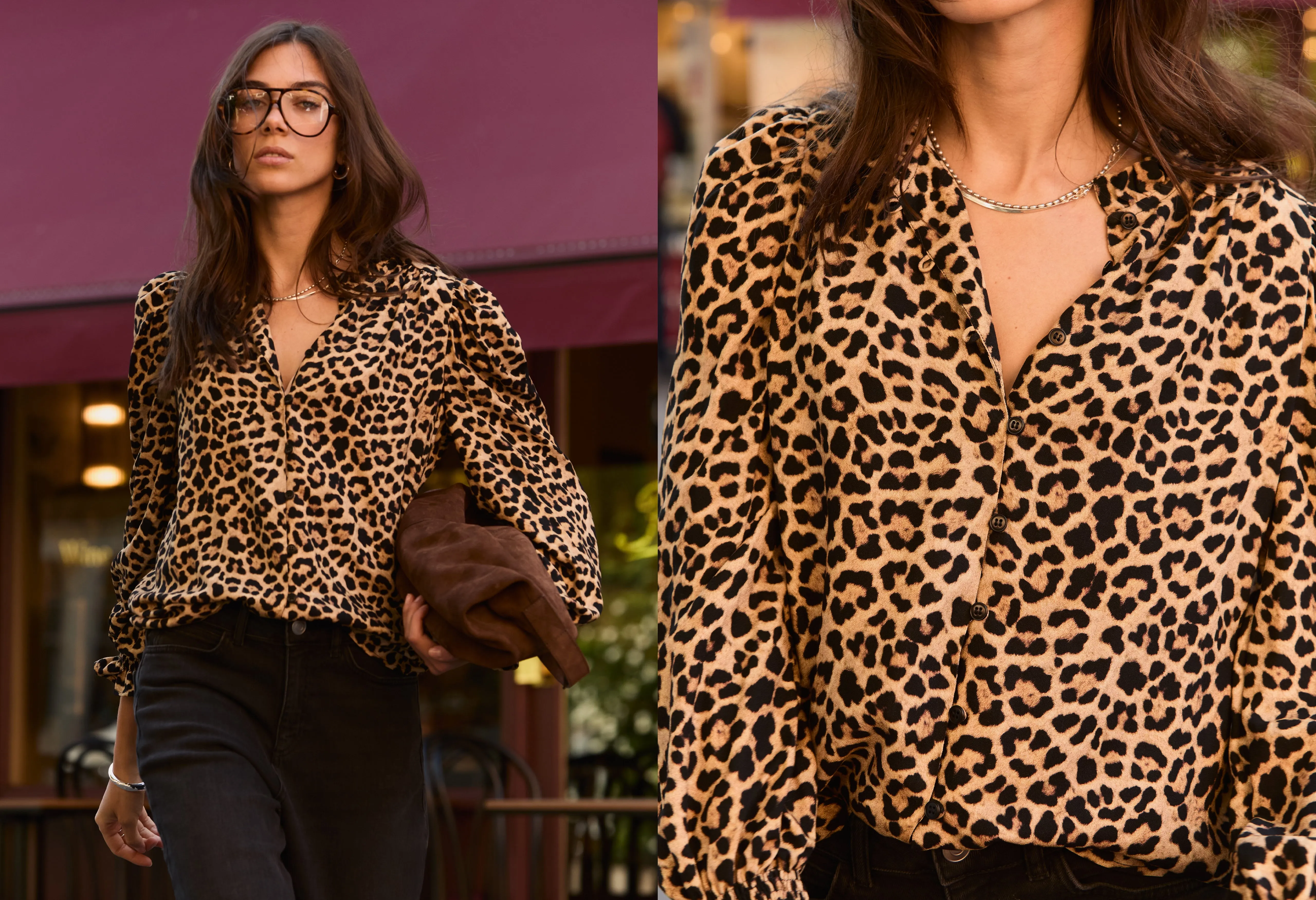 Sabrina Printed?Blouse