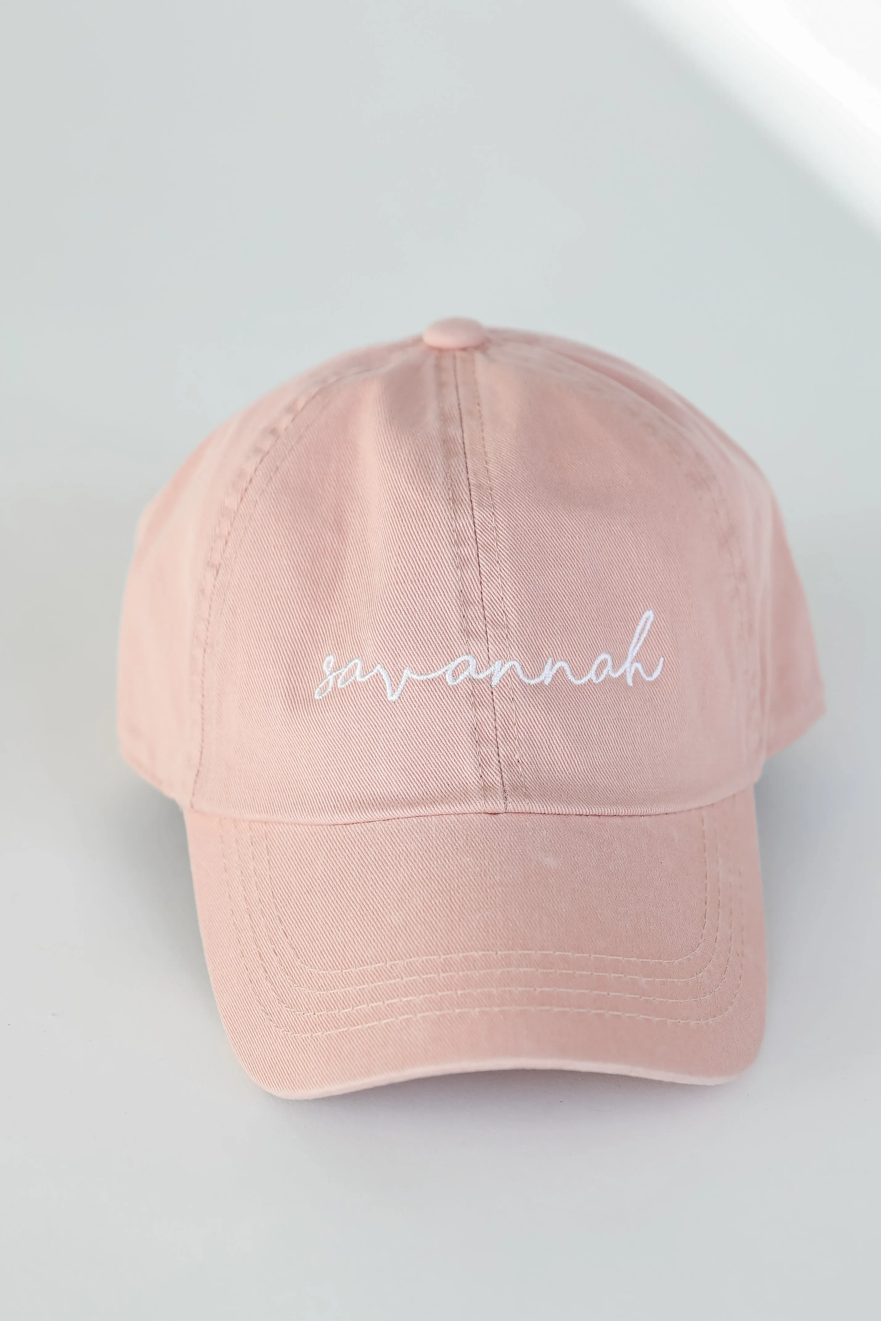 Savannah Script Embroidered Hat