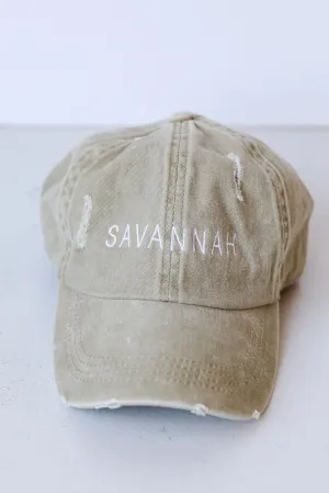 Savannah Vintage Embroidered Hat