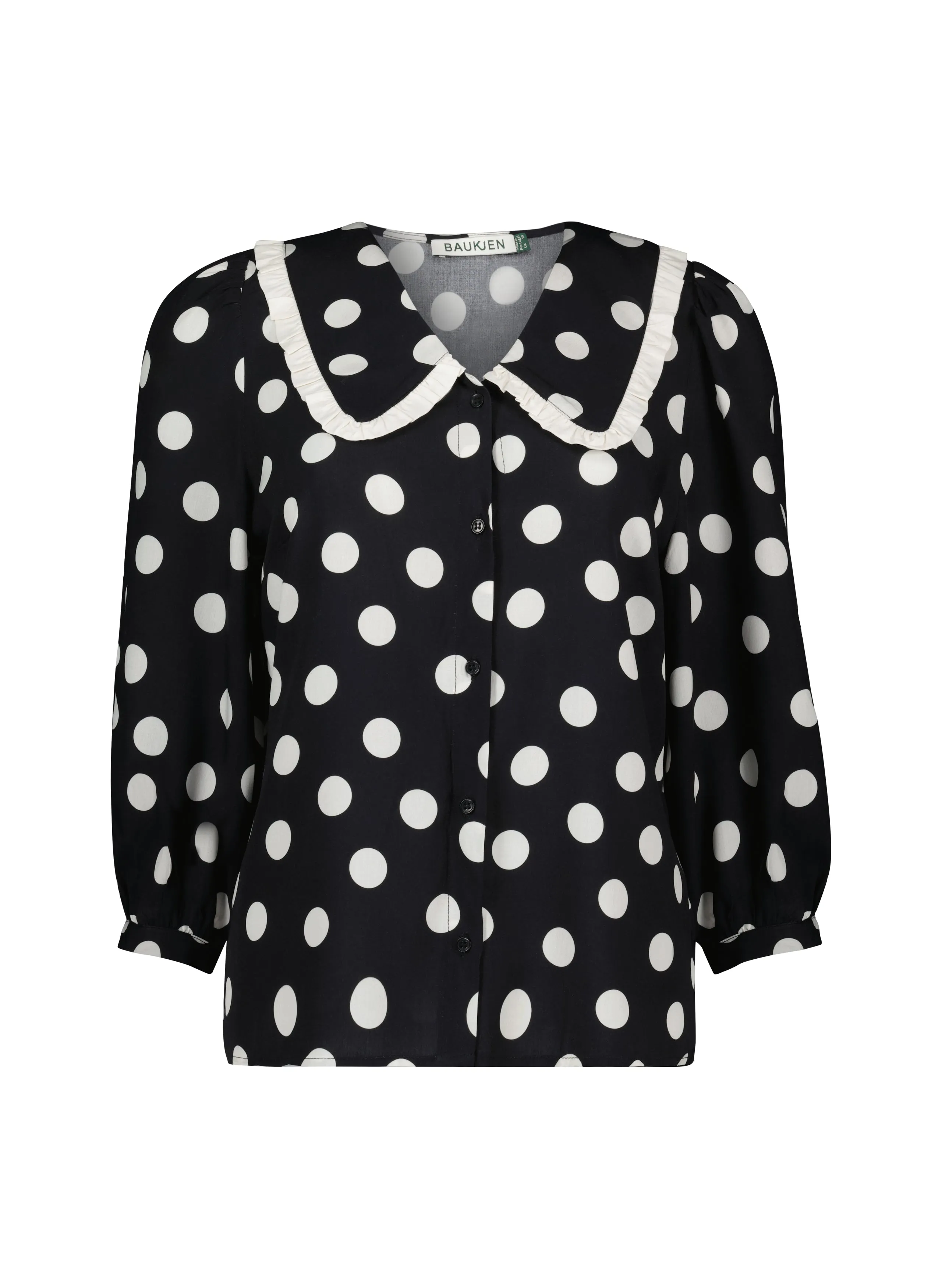 Sosha?Printed?Collar Detail Blouse