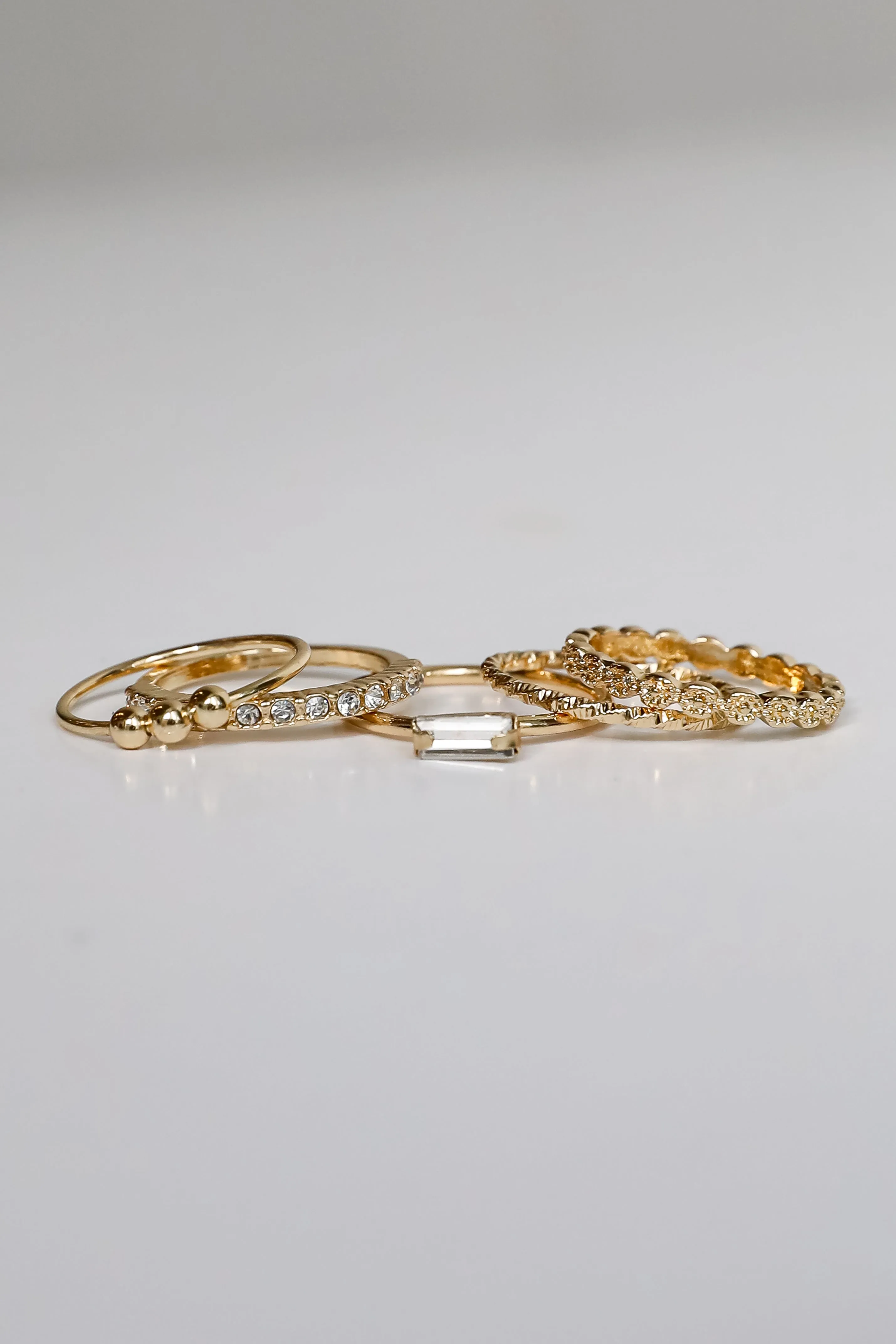 Willow Gold Ring Set