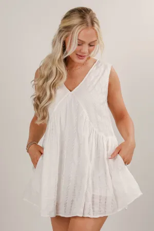 Worn With Wonder White Romper Dress